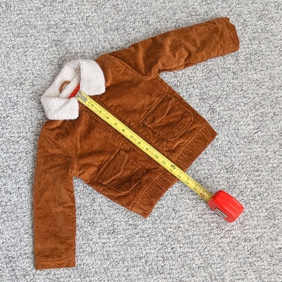 Joe Fresh Kid's (Size 2T) Brown Corduroy, Sherpa Lined, Bomber Jacket - Picture 14 of 14